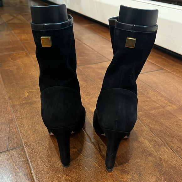 Stuart Weitzman Black Suede Booties - Picture 3 of 7